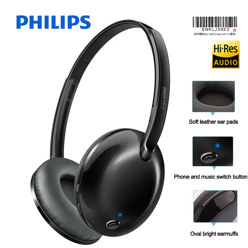 Беспроводная гарнитура Philips SHB4405/Bluetooth наушники с регулятором громкости стерео
