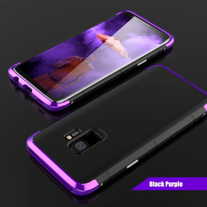 Роскошный бренд BOBYT Note9 алюминиевая металлическая рамка+ PC жесткий бронированный противоударный чехол для samsung S9 S8 Plus Note 9 8 чехол