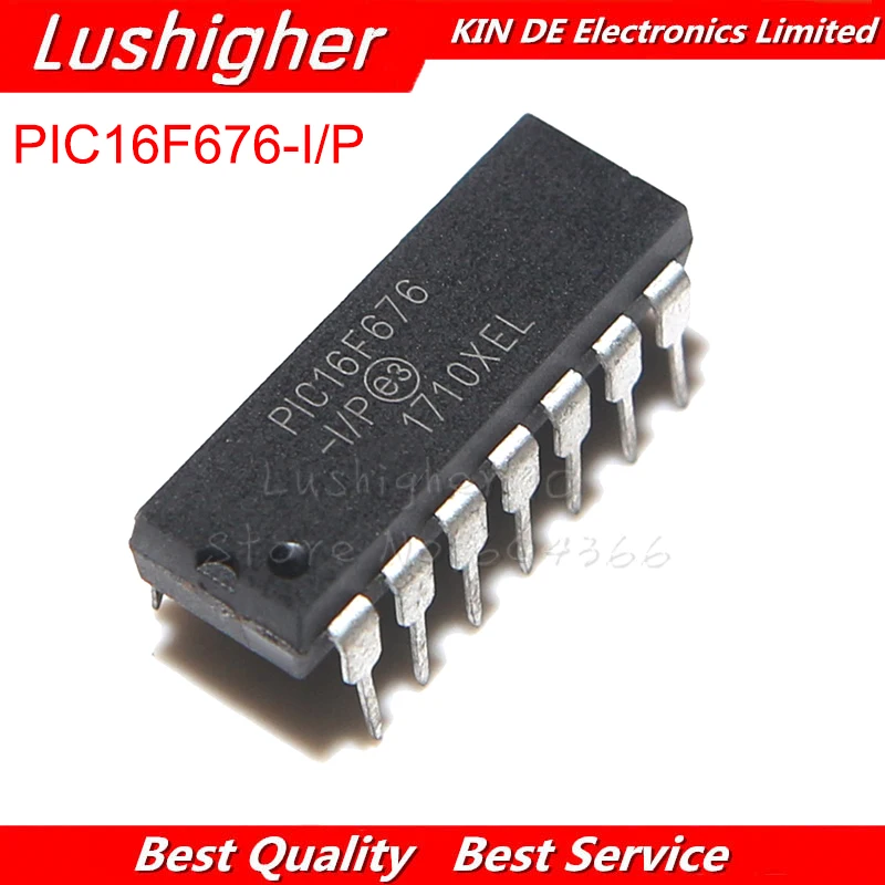 2 шт. DIP 16F676 DIP14|Интегральные схемы| |
