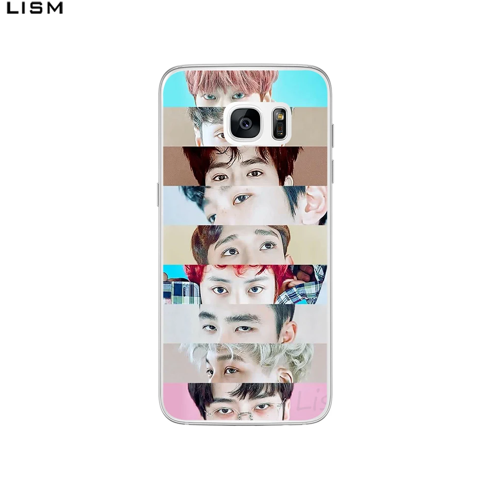 Жесткий чехол LISM Kpop exo Lucky one для samsung Galaxy A5 A3 2015 2016 2017 A8 2018 Note 9 8|Чехлы-накладки| |