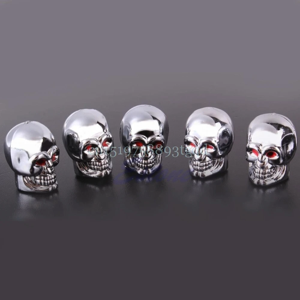 5 шт. колпачки для автомобильных шин мотоциклов и велосипедов|tire valve caps skull|skull wheel