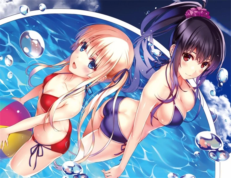 

Anime Saekano: How to Raise a Boring Girlfriend Cosplay Kasumigaoka Utaha Cosplay Costume Bikini Swimwear Women Summer Swimsuits