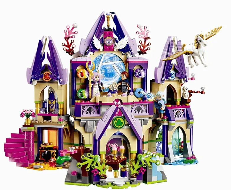 Bela Elves 41078 Skyra's Mysterious Sky Castle строительные блоки модель игрушки для детей
