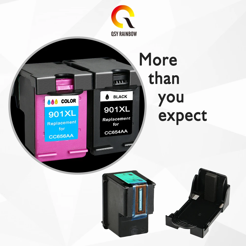 Сменный картридж QSYRAINBOW для принтеров HP 901 901xl Officejet J4580 | Компьютеры и офис