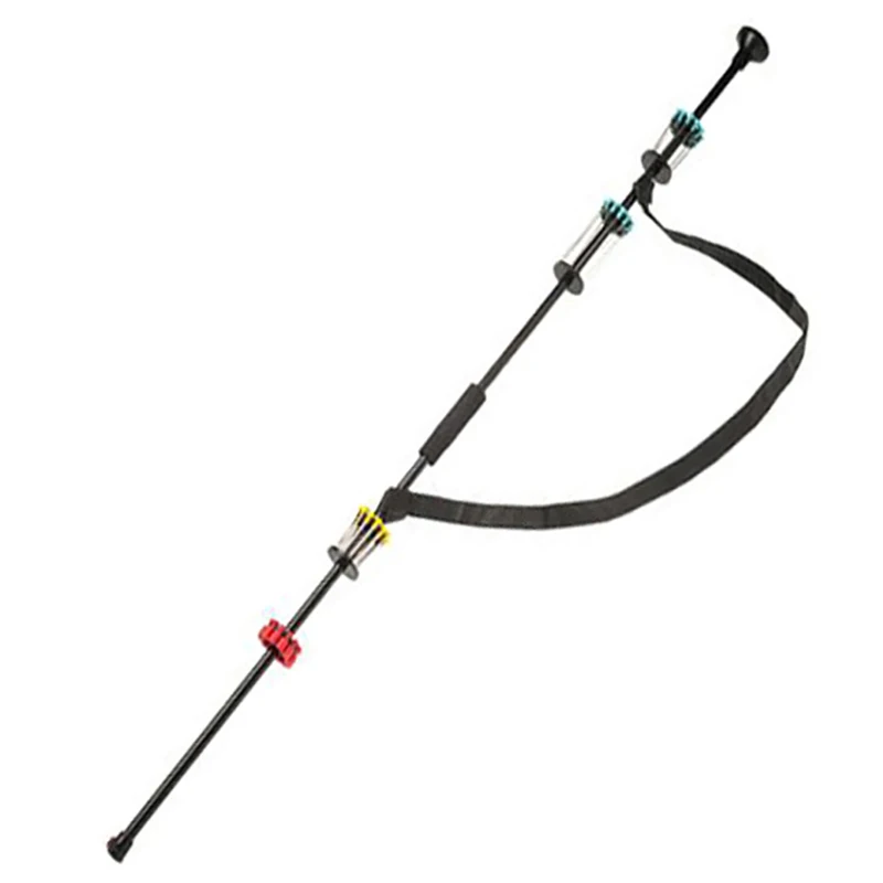 Sarbacane 36 &quotཬ&quot Black BLOWGUN withJunction Tube 48 Дротика/.40 калибр алюминиевая трубка W.