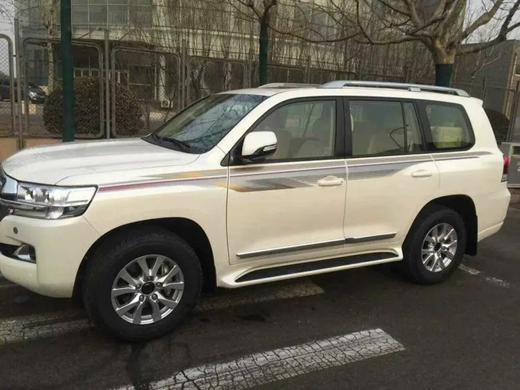 Luhuezu ABS Хромированная Боковая дверь для Toyota Land Cruiser 200 LC200 2012- моделей