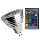 Светодиодсветильник RGB лампа MR16 3 Вт, 16 цветов, 3000 К, 12 В
