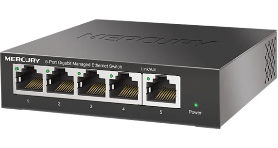 Китайская прошивка 5 портов 1000M гигабитный управляемый коммутатор Ethernet 100/1000Mpbs