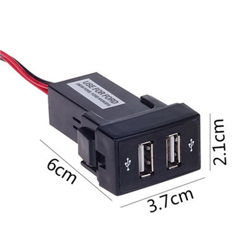 Зарядное устройство с двумя USB портами и креплением на приборную панель|charger