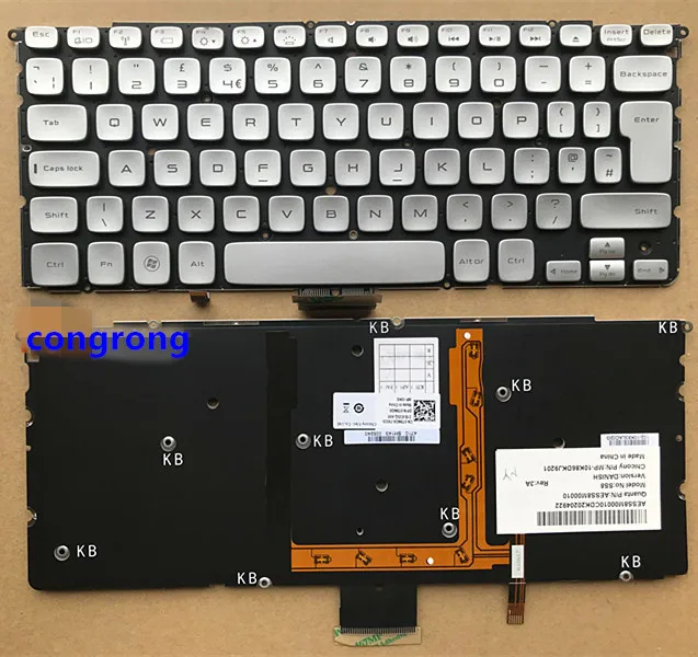 Клавиатура с подсветкой для ноутбука Dell XPS 15z L511z L512z 14Z L412z|Клавиатуры замены| |