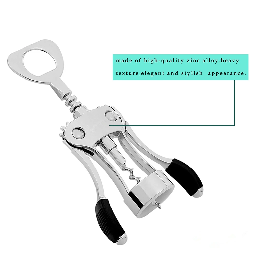 Роскошные Нержавеющей Стали Красное Вино Бутылки Пива Открывалка Штопор Крыло |