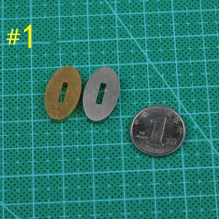 Handguard самодельная рукоять ножа латунь/нержавеющая сталь гвардии 6 Размеры дизайн ножи Ручка гвардии