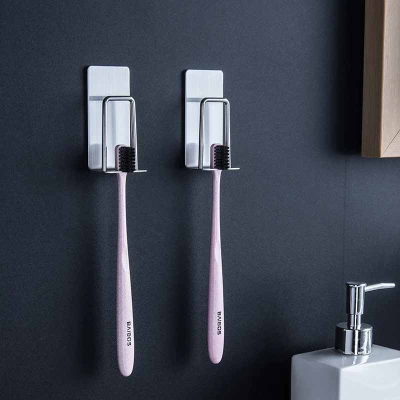 Настенный Электрический держатель для зубной щетки из нержавеющей стали