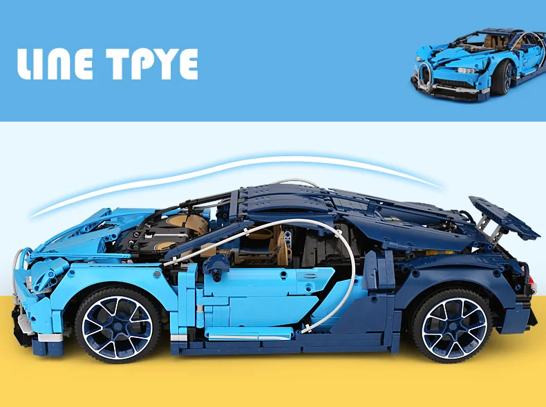 DHL Technic Car 20086 совместим с 42083 Chiron Car строительные блоки кирпичи развивающие Машинки Игрушки для мальчика автомобиль подарки модель