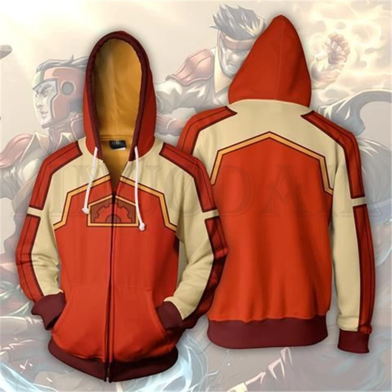 Аниме Tekken 7 Толстовка для мужчин и женщин толстовки на молнии АСУКА Клаудио 3d принт с капюшоном куртка для мальчиков костюм Harajuku уличная