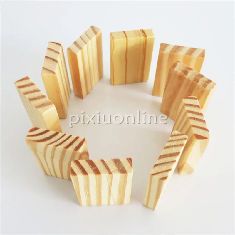 10 шт./упак. J135b натуральный деревянный блок для полировки без заусенцев 5*0 9*3 9 см DIY