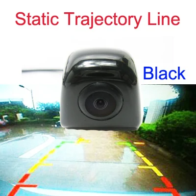 Black static Aycetry! CCD динамическая траектория треков ночного видения Автомобильная камера заднего вида металлический корпус 190 градусов автомобильная парковочная камера заднего вида - Название цвета: Black static