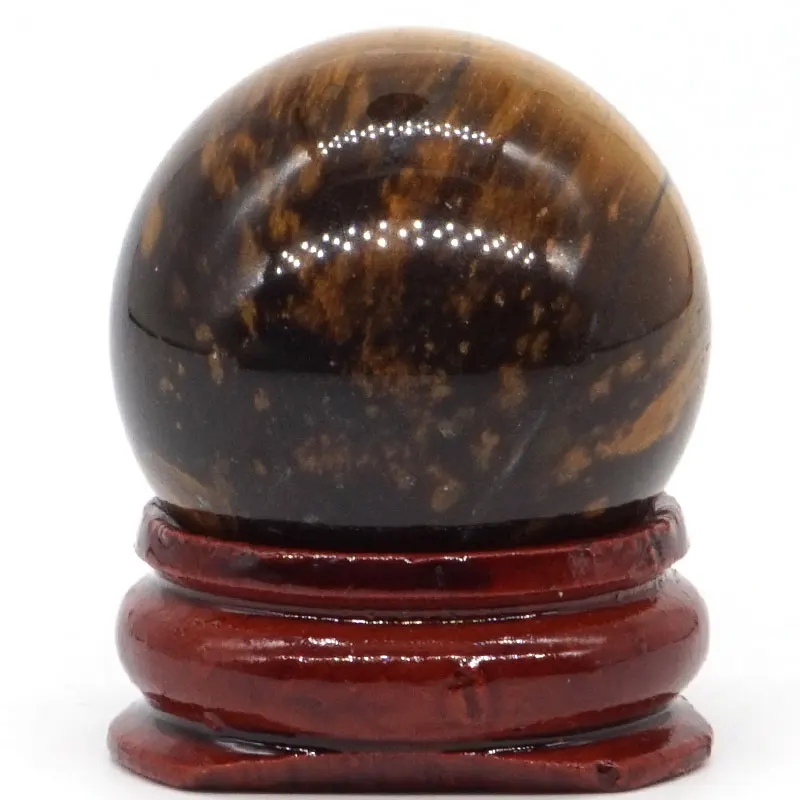 Натуральный желтый тигровый глаз камень минеральный фэн-шуй массажный