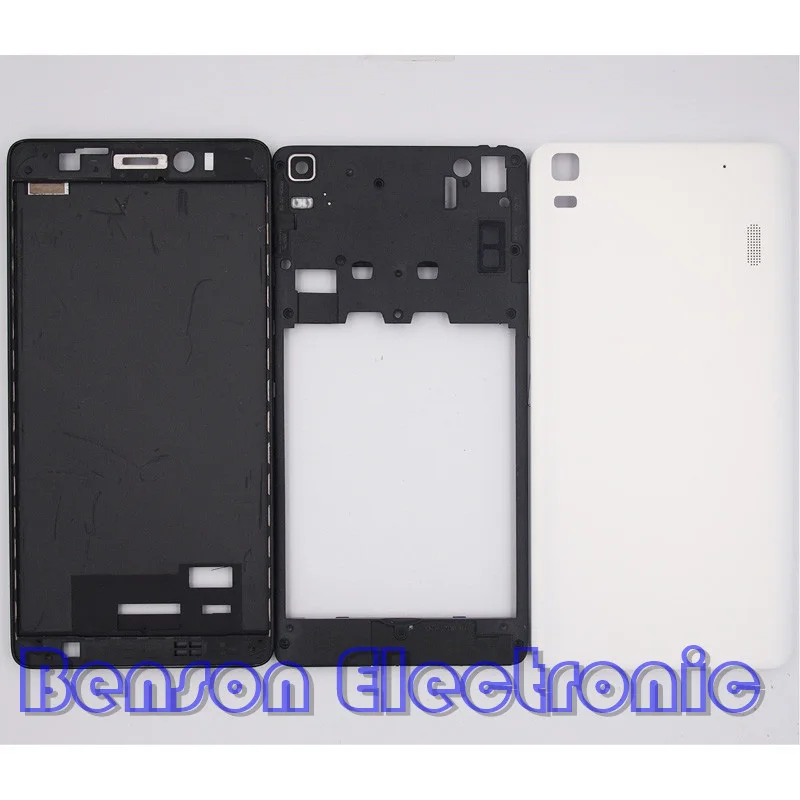 Новая передняя рамка BaanSam средняя задняя крышка аккумулятора для Lenovo K3 NOTE K50-T5 A7000