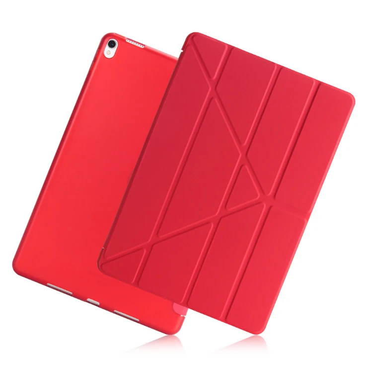 Multi-shaped bracket Case For 2017 Apple New iPad Pro 10.5 inch : A1701 A1709 . TPU Soft Back PU Leather Smart Cover-EQHTX | Компьютеры и