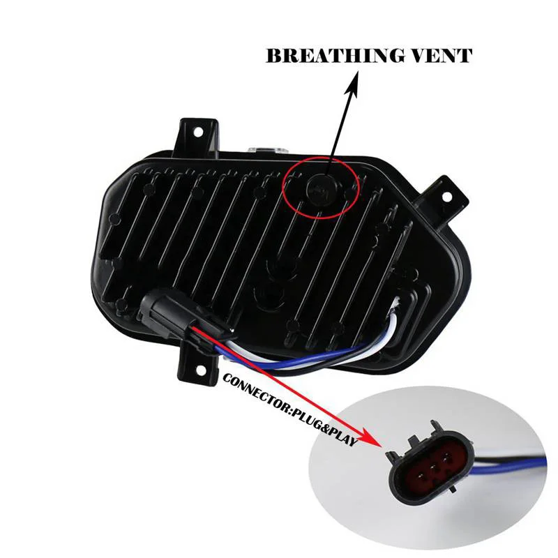 New Product Polaris ATV LED Headlight Kit For 2012-2013 Polaris RZR S Side X Sides and 2012-2013 Sportsman RZR 800 900 570