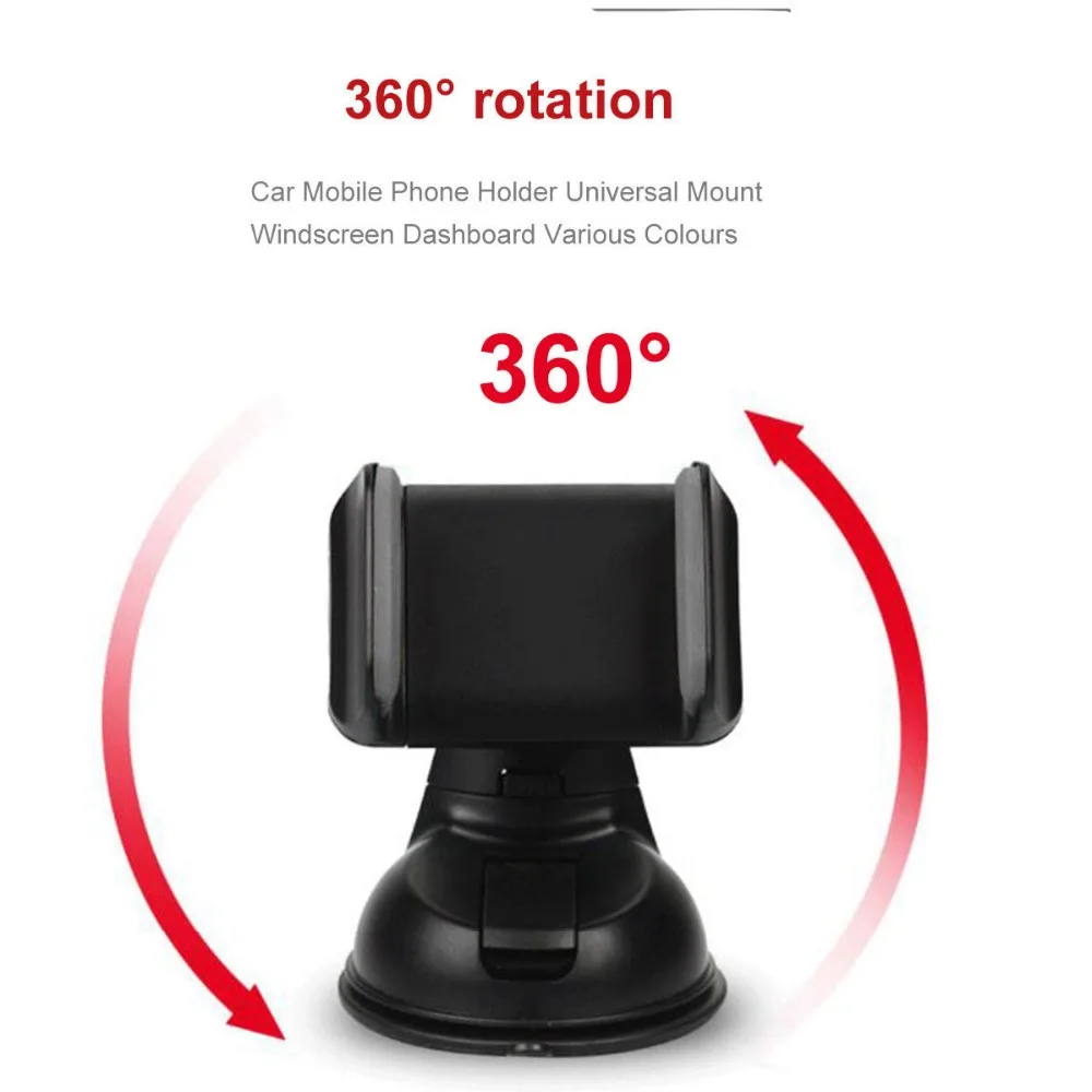 xmxczkj 360 angle rotatable windshield desk mobile phone mount holder universal gps car phone holder for iphone xiaomi samsung free global shipping