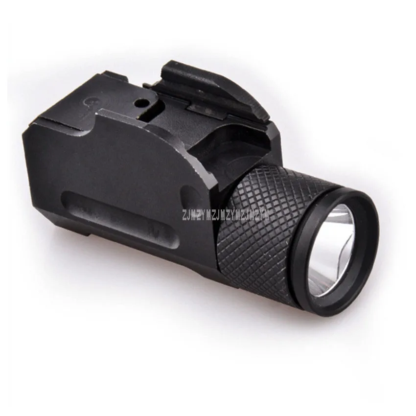 Фонарь светодиодный тактический из алюминиевого сплава 500 люмен с рельсовым