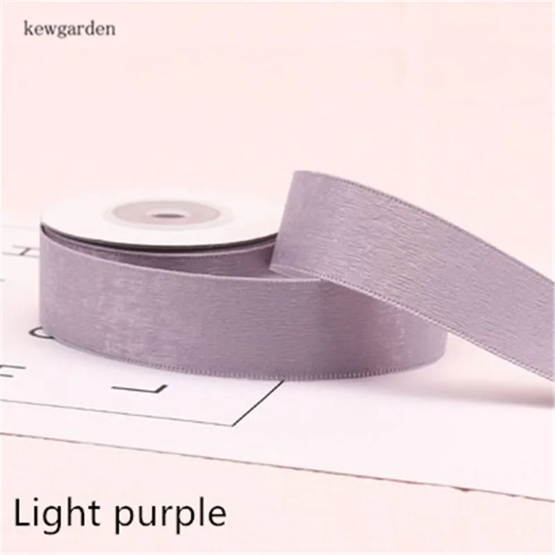 Kewgarden 40 мм 25 мм 10 мм Двусторонняя Толстая бархатная атласная лента вручную изготовленная лента DIY Бант Лента Riband упаковочная лента 5 метров - Цвет: Фиолетовый