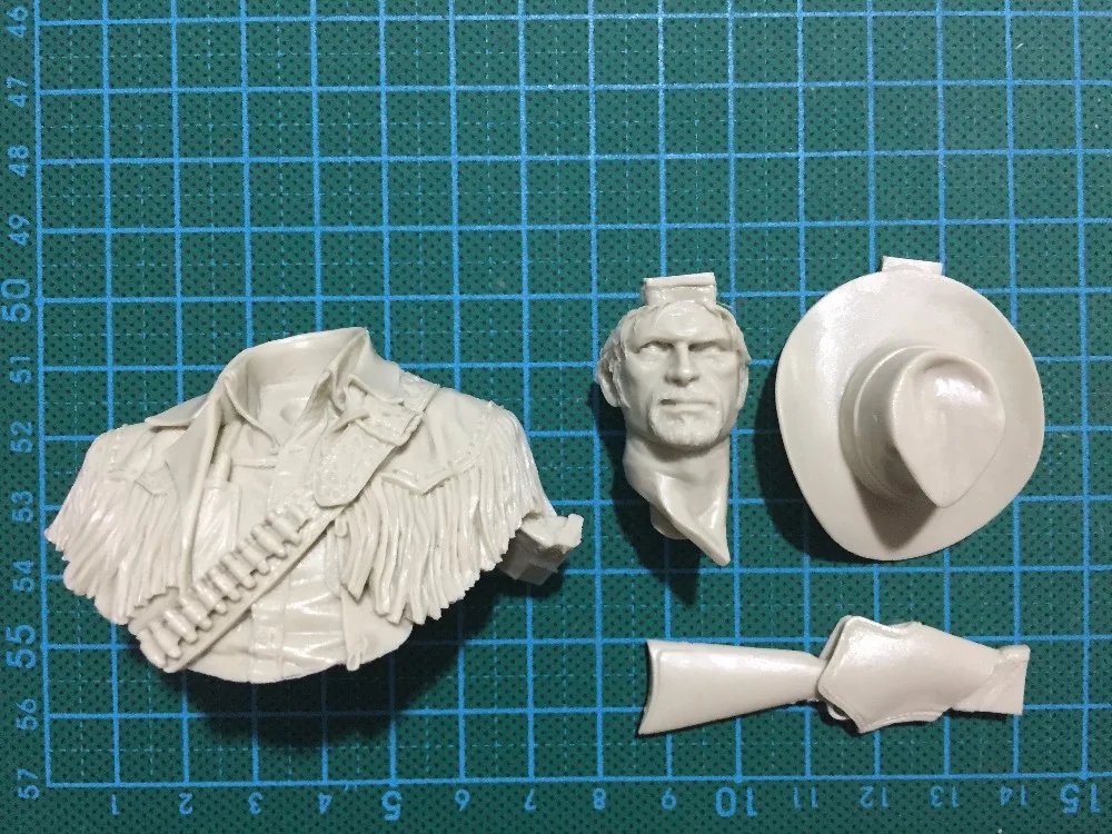 Набор для сборки груди из смолы 1/10 американский Западный ковбойский|resin bust|bust