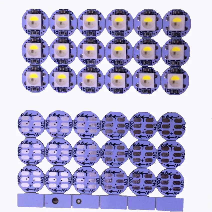 Светодиодный чип 5050 адресуемый светодиодный SK6812 RGBW RGB мини плата + теплый белый