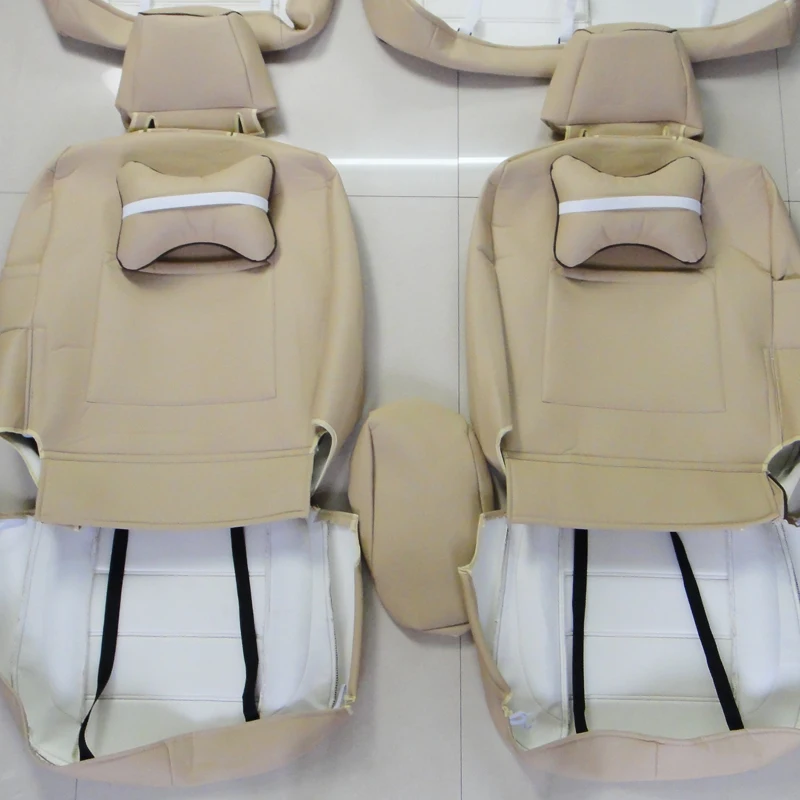 AutoDecorun Чехлы под заказ сиденья для Ford Explorer Чехлы для автомобильных сидений ПВХ Кожаная подушка сиденья Prtotector 22 шт./компл
