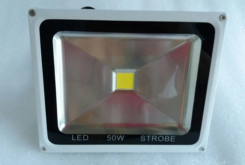 Мощный стробоскоп белого цвета 50 Вт для дискотевечерние | Освещение
