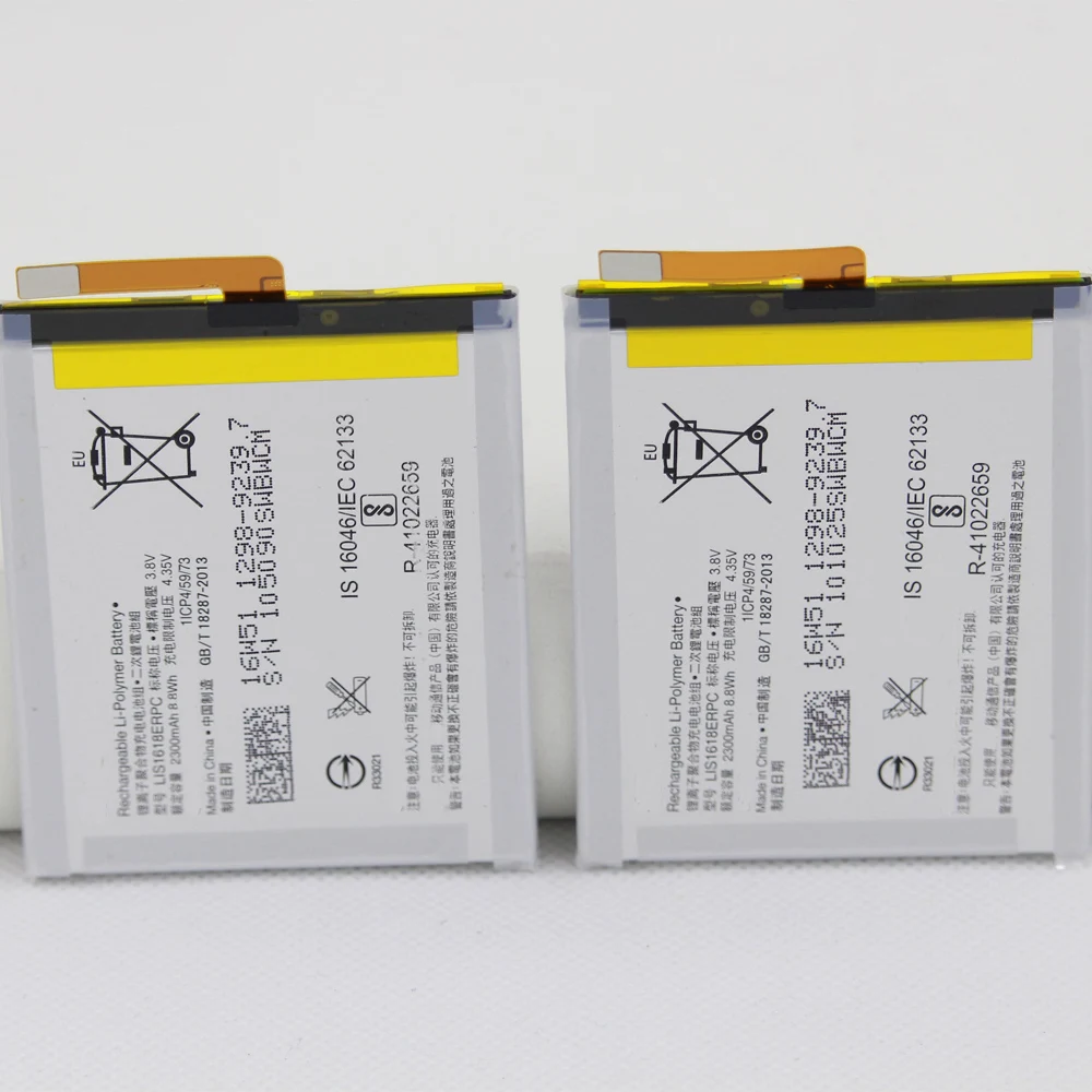 5 шт./лот 2300 мА/ч LIS1618ERPC батарея для Sony Xperia XA F3111 F3112 E5 F3116 F3115 F3311 F3313 запасная