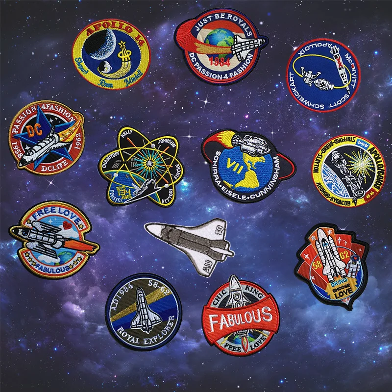 1 шт. патчи для одежды с вышивкой|Заплатки| |