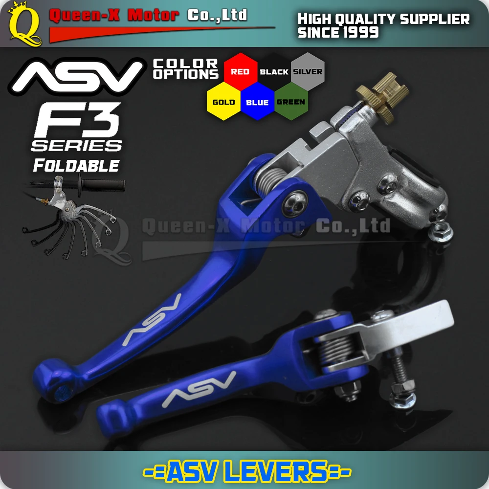 Queen-X ASV F3 1-я серия сцепления и тормоза складные рычаги из сплава аксессуары мотоцикл крест эндуро питбайк Байк YZF WR WRF