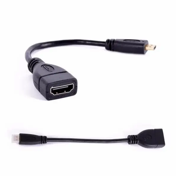 Hdmi к micro hdmi кабель адаптер Fll HD 1080p штекер к женскому кабелю mini hdmi кабель мужской женский для камеры ТВ компьютера