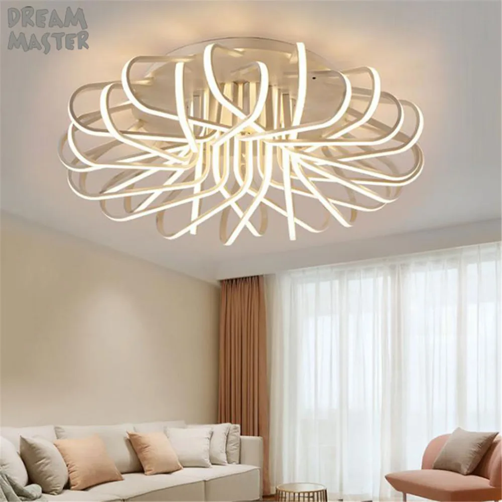 Современные светодиодные кольца для люстры круглые потолочные гостиной