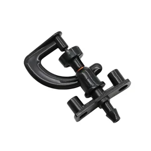 7 мм 360 градусов автоматический распылитель вихревого преломления разбрызгиватели с четырьмя способами разветвители орошения сада теплицы сопло 5 шт