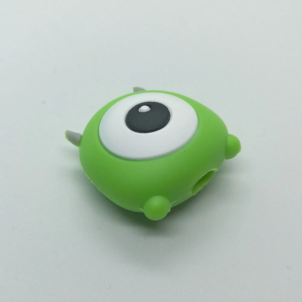 Милый мультфильм телефон USB кабель протектор для iphone кабель chompers шнур животное укус зарядное устройство держатель проводов Органайзер защита - Цвет: 15