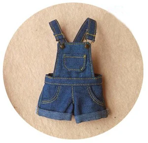 pants color 7 Модные Blyth футболки с изображением куклы комбинезон одежда для Neoblythe Azone Licca Barbies Momoko 1/6 BJD куклы аксессуары - Цвет: pants color 7