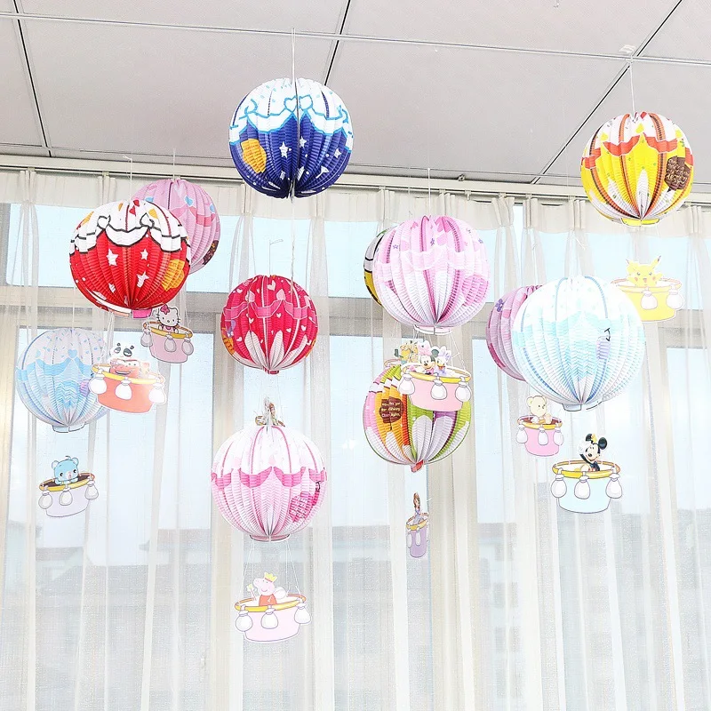 1 шт. Детские Мультяшные воздушные шары для дня рождения портативные бумажные