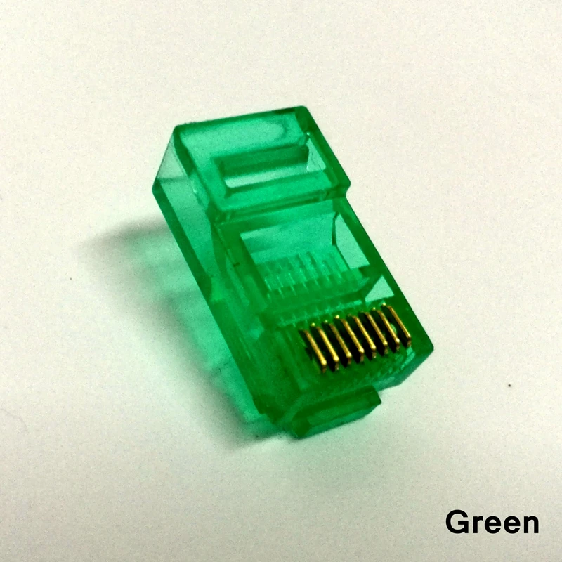 ReadStar 100 шт./лот Высококачественный золотой цвет CAT5e UTP RJ45 разъем неэкранированный