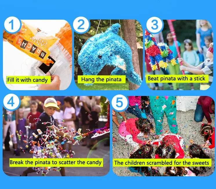 36*12,5*36 см большие Pinatas-Висячие единороги Pinata, дети, девочки, день рождения, Заполняемые, вечерние реквизиты