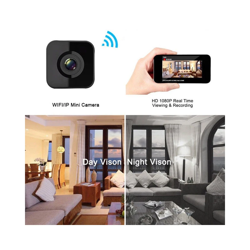 Мини камера HD 1080P Беспроводная IP wifi DV DVR видеокамера Спорт видео рекордер