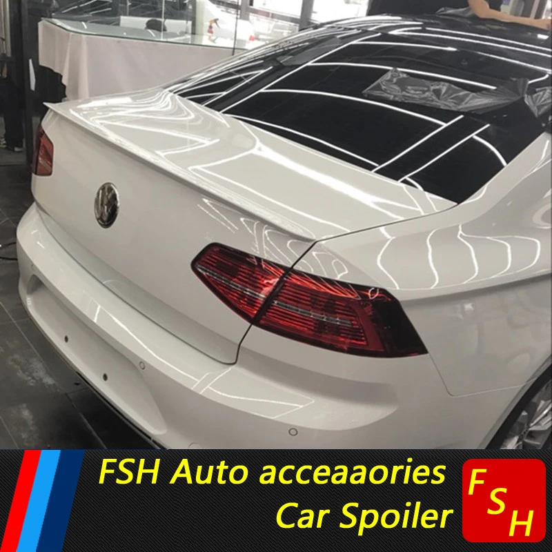 Задний цветной спойлер для Volkswagen passat B7 АБС-пластик заднего крыла автомобиля 2013-2016