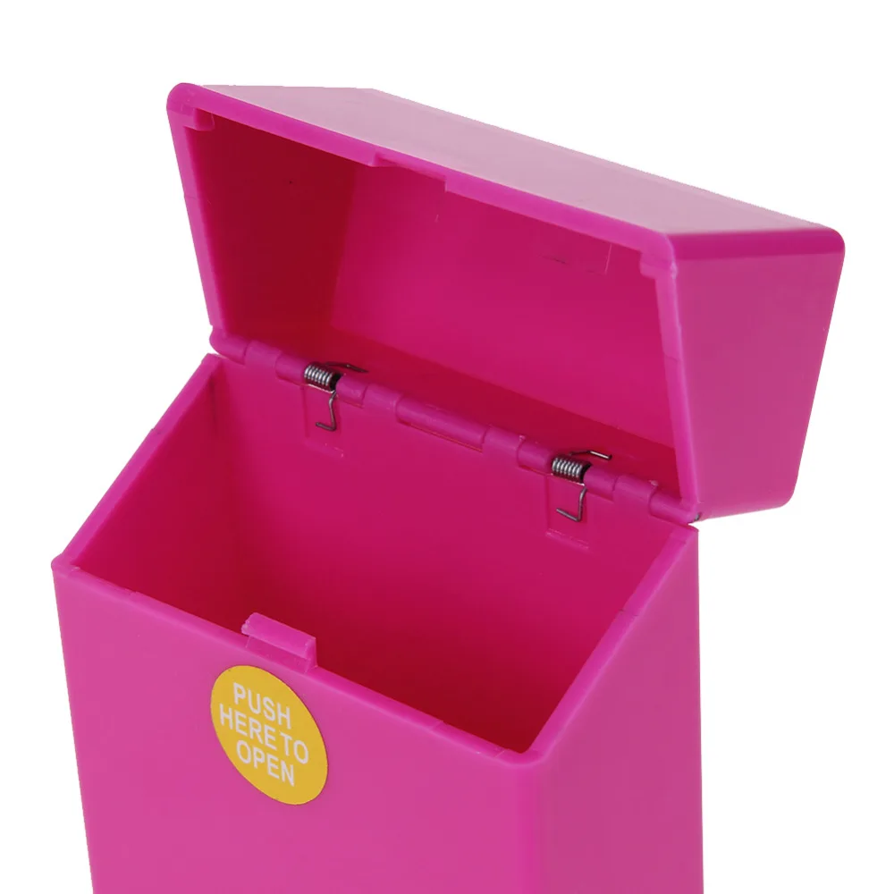 Однотонный портативный чехол для сигарет контейнер хранения Подарочная коробка