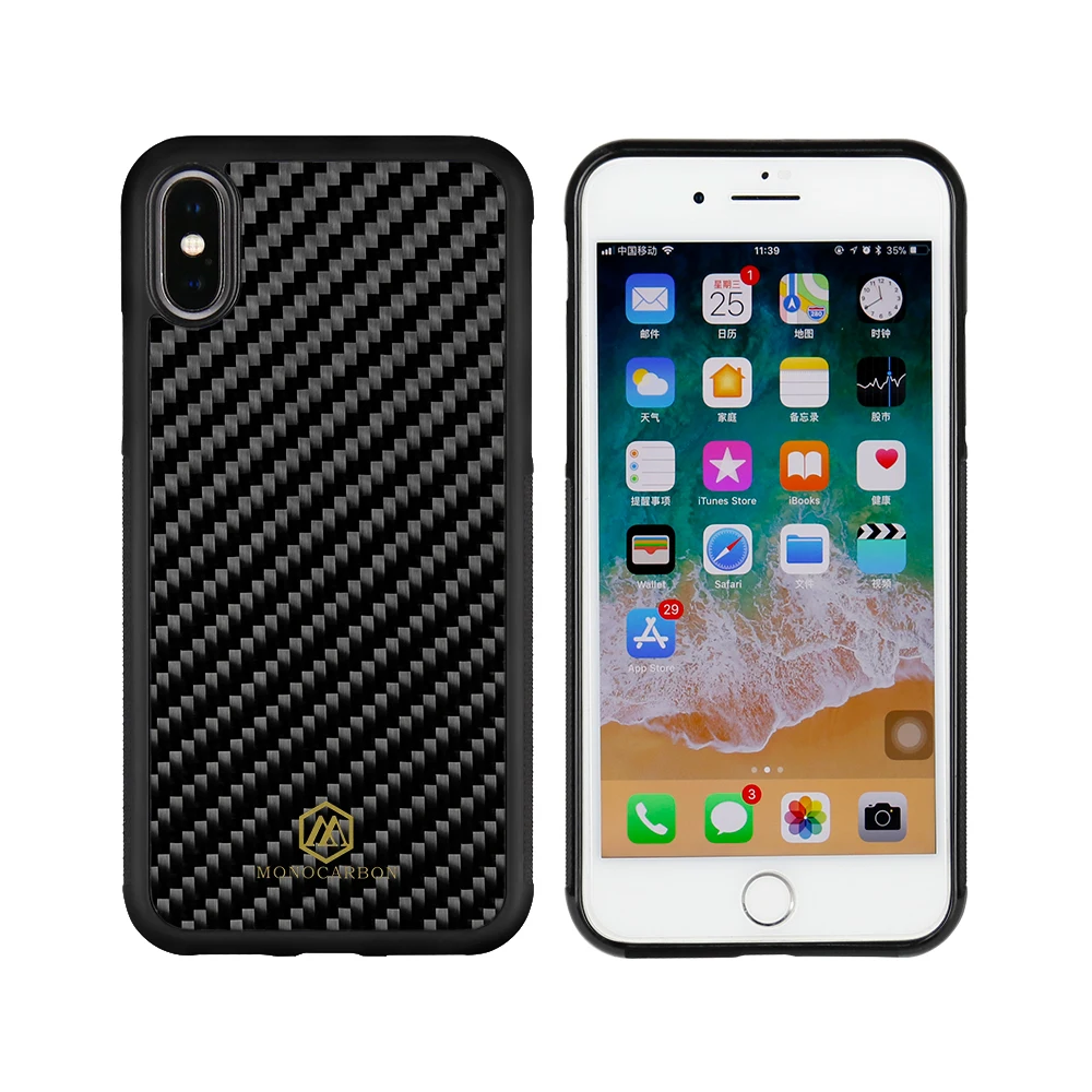 M Чехол чехол для iPhone XR чехол анти-скольжение для iPhone XS MAX чехол задняя крышка роскошный модный чехол из настоящего углеродного волокна