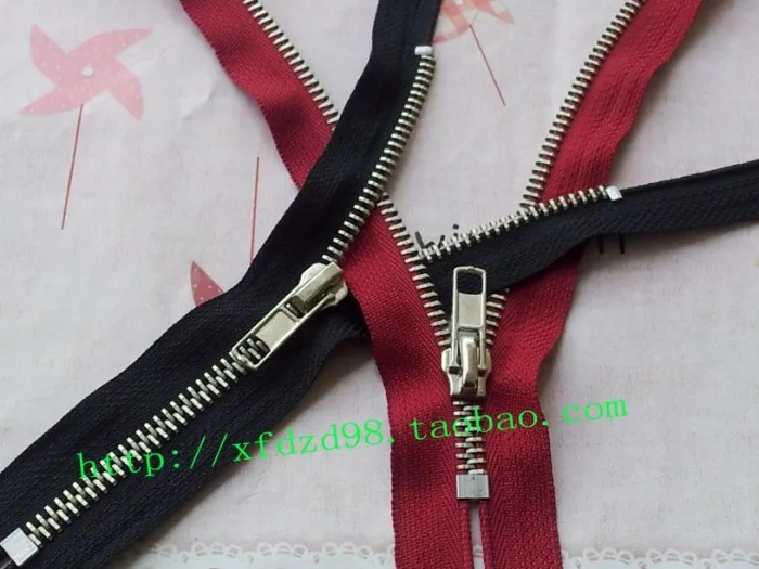 

10pcs/lot #5 15cm close end white brass metal zipper with slider bag diy accessories 24 colors length customize 737