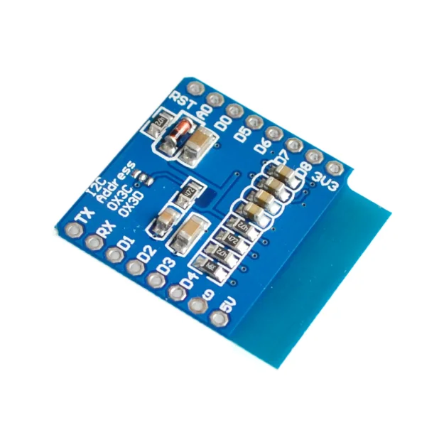 Экран OLED для WAVGAT D1 mini 0 66 дюйма 64X48 IIC I2C|shield| |