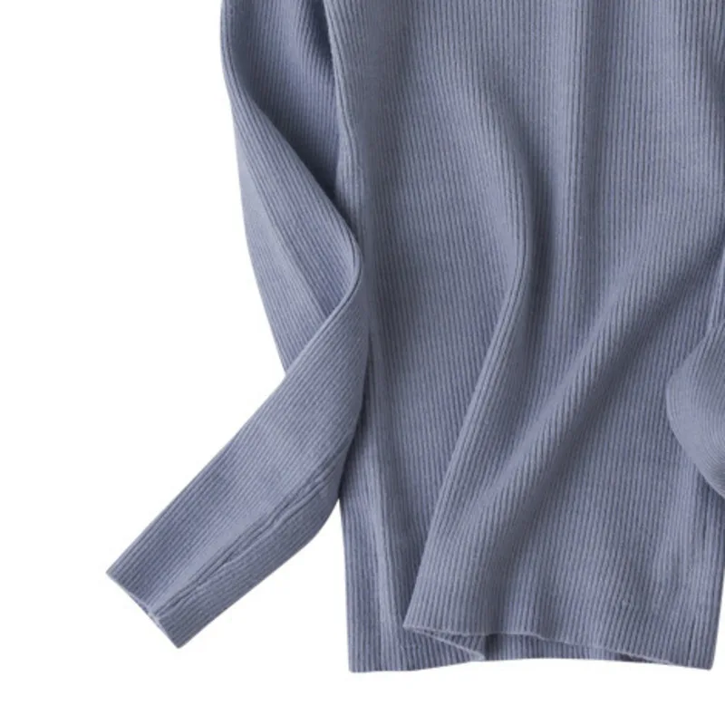 Женский вязаный свитер с длинным рукавом в Корейском стиле осенне-зимний